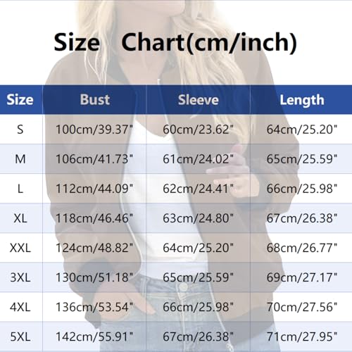 2025 New Bomber Jacket women Casual Coat Zip Up Outerwear Windbreaker with Pockets2