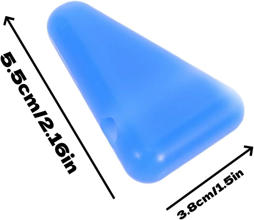 2Pcs Tuning Fork Holder Silicone Tuning Fork Triangle Base Support for Secure Comfortable Use