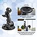 BOXOB Suction Cup for DJI Osmo Pocket 3 Car Mount, Windshield Window Dash Holder Kit with Universal 1/4