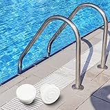ZYWUOY Parachoques de escalera de piscina (paquete de 2) – Tapón de goma para pies de escalera de piscina de 1.12 pulgadas, extremo protector antideslizante para piscinas en el suelo