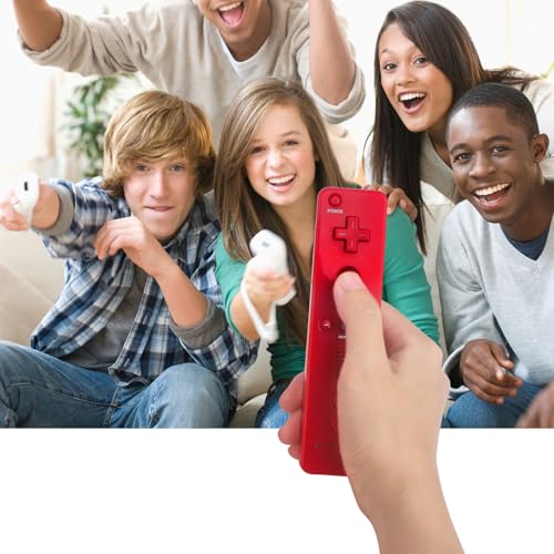 Image of TechKen Wii Controller 2 Pack, Wii Remote Controller with Silicone Case and Wrist Strap, Wii Remote Controller for Wii /Wii U
