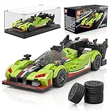 Blocs de construction voiture de course : ce kit de blocs de construction de voiture de sport est basé sur le prototype SC63, reproduit le design du véhicule. C'est un modèle de voiture classique à collectionner pour les amateurs de voitures. Les blocs de serrage pour voiture sont équipés d'une boîte d'affichage en acrylique, accompagnée de riches instructions graphiques et textuelles. Après l'assemblage, le modèle fini exquis vous donnera un sentiment de réussite exceptionnel.
