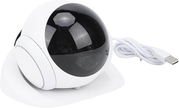 FOSA Smart Mobile Pet Camera Robot, 360 Rotating 1080P HD Indoor Surveillance Camera with 2 Way Audio Motion Detection, for Dogs Cats Baby Elderly Home Monitoring