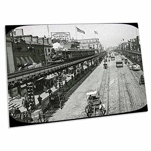 3dRose Nueva York Desk Pad 23 x 16in de goma reciclada miniatura 1