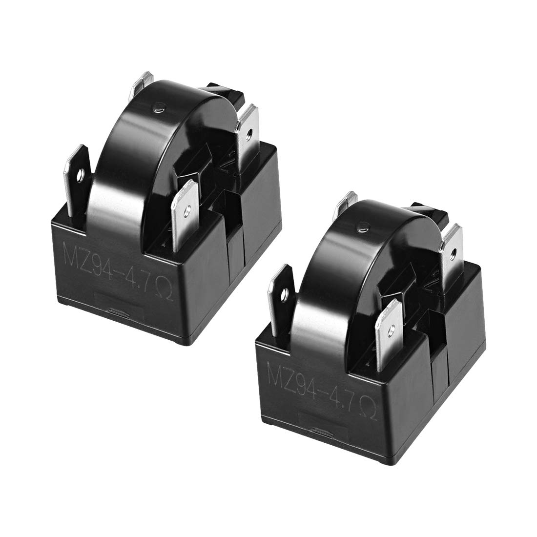 Relé PTC 4.7 Ohm 4 pines Sourcingmap para reparar el motor del frigorífico que hace ruido negro