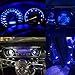 BlyilyB 20-Pack BA9 BA9S 53 57 1895 64111 Blue LED Car Light Bulb for License Plate Side Door Courtesy Interior Dome Map Lights
