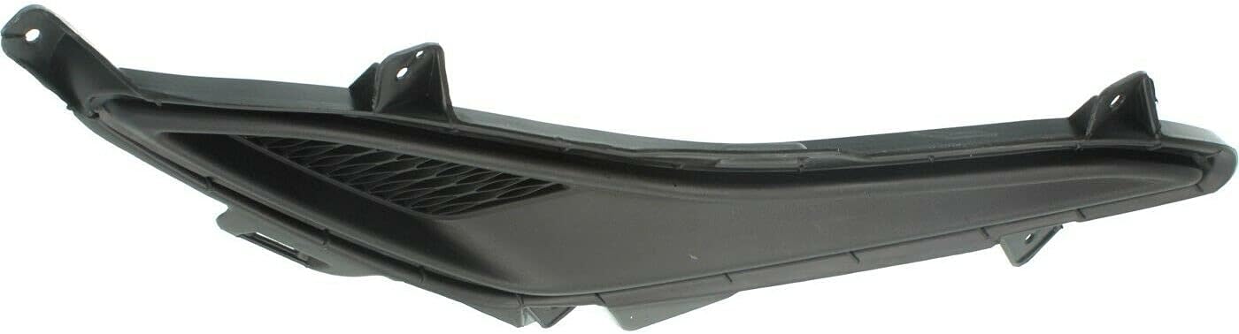 DAT AUTO PARTS Front Right Passenger Side Fog Light Hole Lamp Cover Trim Molding Bumper Insert Replacement For 2014 2015 2016 Hyundai Elantra 4 Door Sedan Black Textured Plastic HY1039124 865633X700