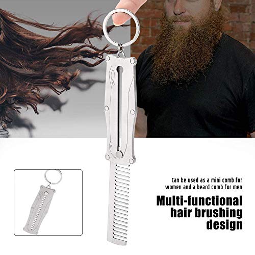 Pettine da barba portachiavi, pettine da barba