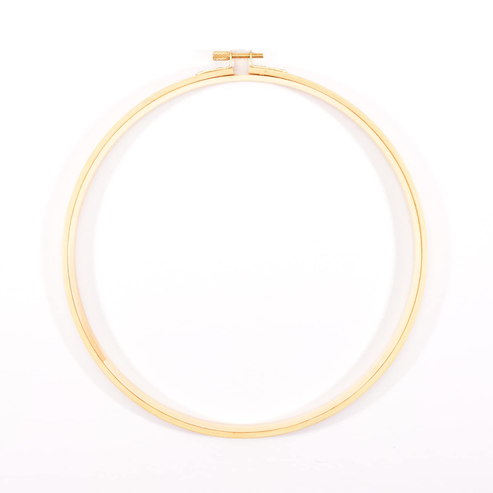 Vaessen Creative Bamboo Embroidery for Crafts, Dream Catcher, Cross Stitch Frame, Macrame Wall Hanging, Crochet Hoop, Bohemian Decor, Natural, Ø 25 cm