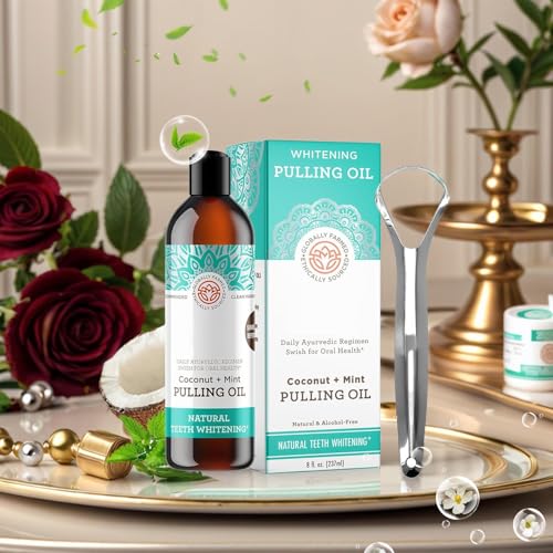 Mundspülung Für Erwachsene - Beruhigt Zahnfleisch Und Erfrischt Mit Zungenreiniger - 237 Ml Naturgesundheitsprodukt Für Familie Freunde Frauen Männer – Bild 3