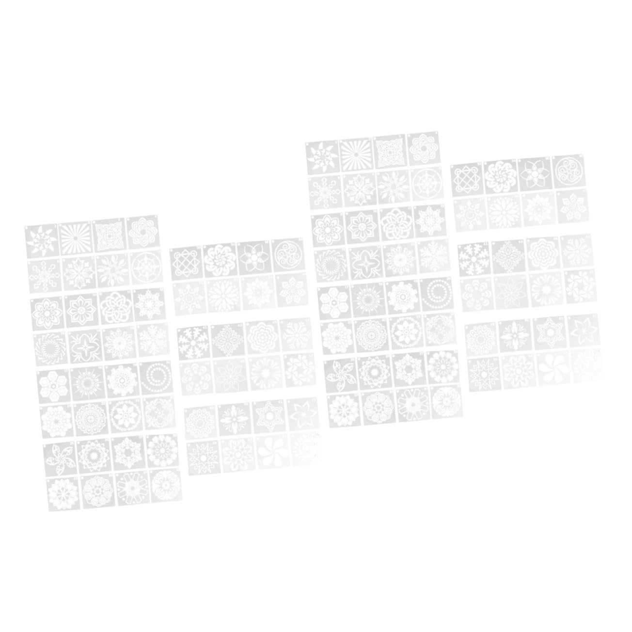 SEWACC 112pièces Pochoirs Mandala Modèles Créatifs Pour Peinture Et Décoration Outils De Dessin Pour Vos Projets Artistiques