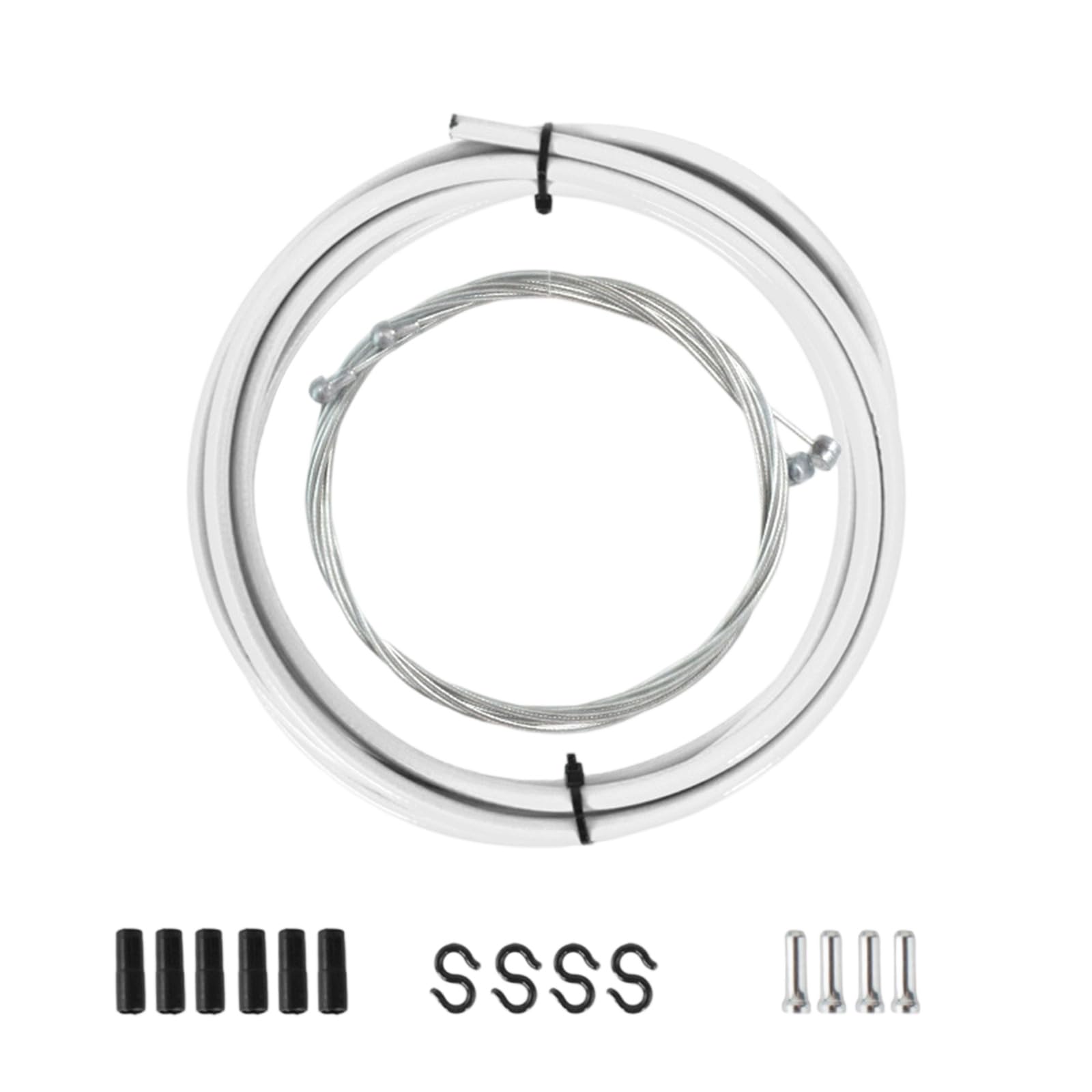 Hdoytxxm White Strengths Brake Gear Cable Housing Bike Derailleurs Shifters Levers Cable For Road Bikes And City Bikes Road Bike Brake Tube