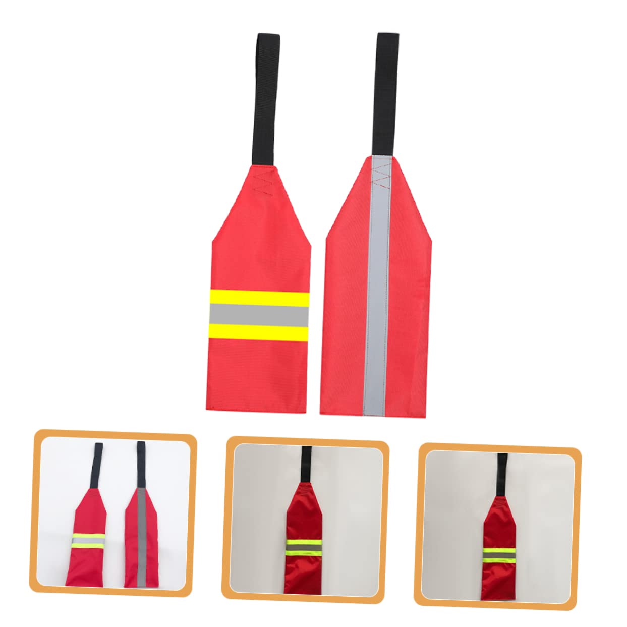 YARNOW Bandera De Seguridad para Kayak Accesorios para Exteriores Bandera De Seguridad para Remolques Banderas Accesorio para Canoa Enganche Pequeño Reflectante Accesorio Acuático
