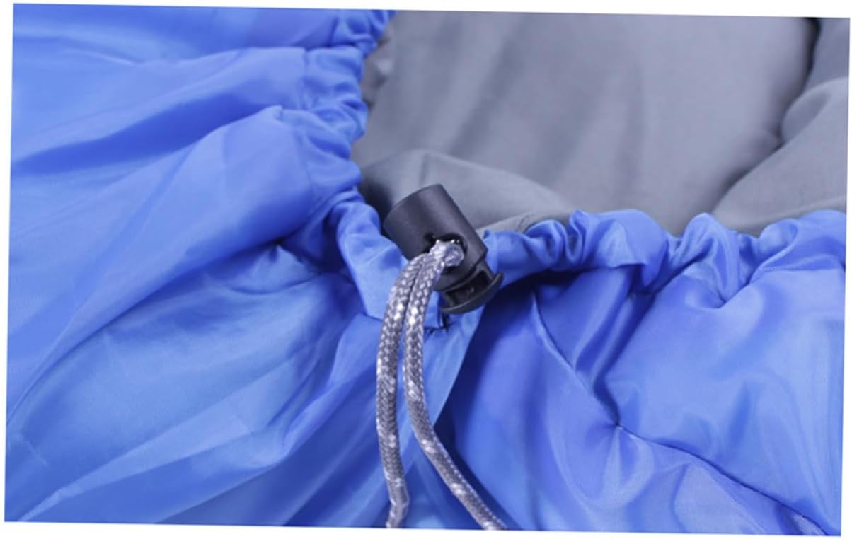 Mikinona Compression with Drawstring Hood Lightweight Outdoor for Hiking Camping Backpacking Cold and Warm Weather Use Includes Storage Sack Blue