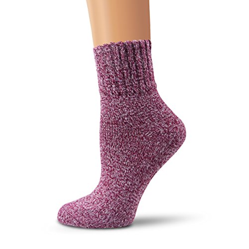 Image of Winter Women Socks 5 Pairs Vintage Wool Casual Thermal Crew Socks