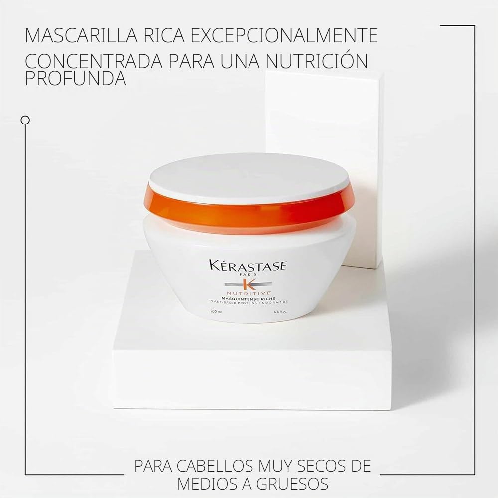 Kerastase Nutritive Bain Satin Riche 250ml Masque Intense Riche 200ml
