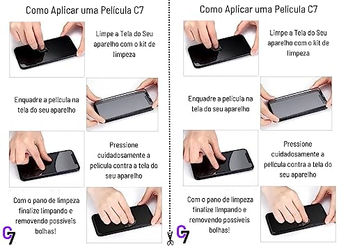 Pelicula 9D De Cerâmica Para Moto Edge 40 (Tela 6.55) Proteção Total - C7 COMPANY