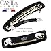 Camila Paris CP3019-CP3018 French Hair Barrette Clip for Girls, Combo, Rubberized Metal Clasp Strong Hold Grip Hair Clips for Women, No Slip Durable and Styling Girls Hair Accessories, Made in France