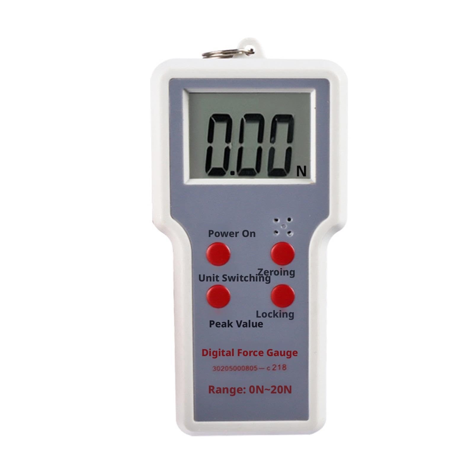Misuratore di forza, Tester digitale per strumenti didattici dimostrativi del dinamometro(0~5N)