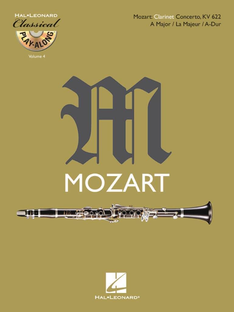 Clarinet Concerto in A Major KV 622 partition pour vos répétitions et concerts