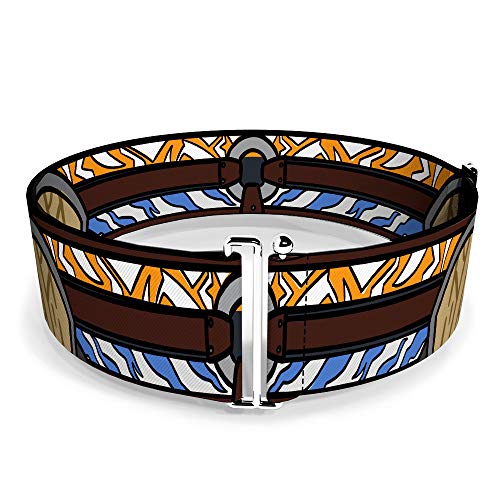 Buckle-Down Star Wars Belt, Cinch Belt Star Wars Clone Wars Ahsoka Tano Bounding Elements, 3.0 Inch Wide, Adjustable