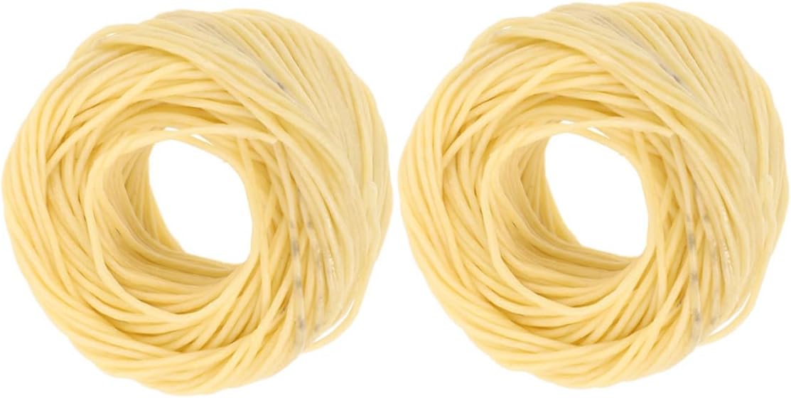 Paraffin Candle Wicks 2mm Light Color Flax Rope 30m Roll DIY Candle Making Supplies High Temperature Resistant Long Wax Wicks