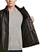 Cole Haan Men's Smooth Lamb Leather Moto Jacket, Black, Medium
