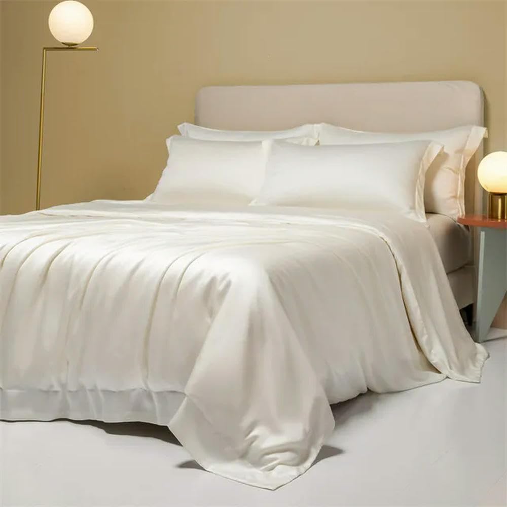Housse de couette queen size lit simple king ensemble literie uni frais