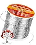 FIVEIZERO 24 Gauge 304 Stainless Steel Wire for Jewelry Making,109yd Stainless Steel Jewelry Wires Thin Metal Craft Wire for Necklace,Bracelet,Earring,Bead Stringing,DIY,Floral and Home Crafts