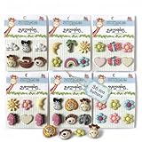 BaZooples Group - 36-Piece Zoo Animal Craft Buttons Set | Sewing & DIY Craft Supplies