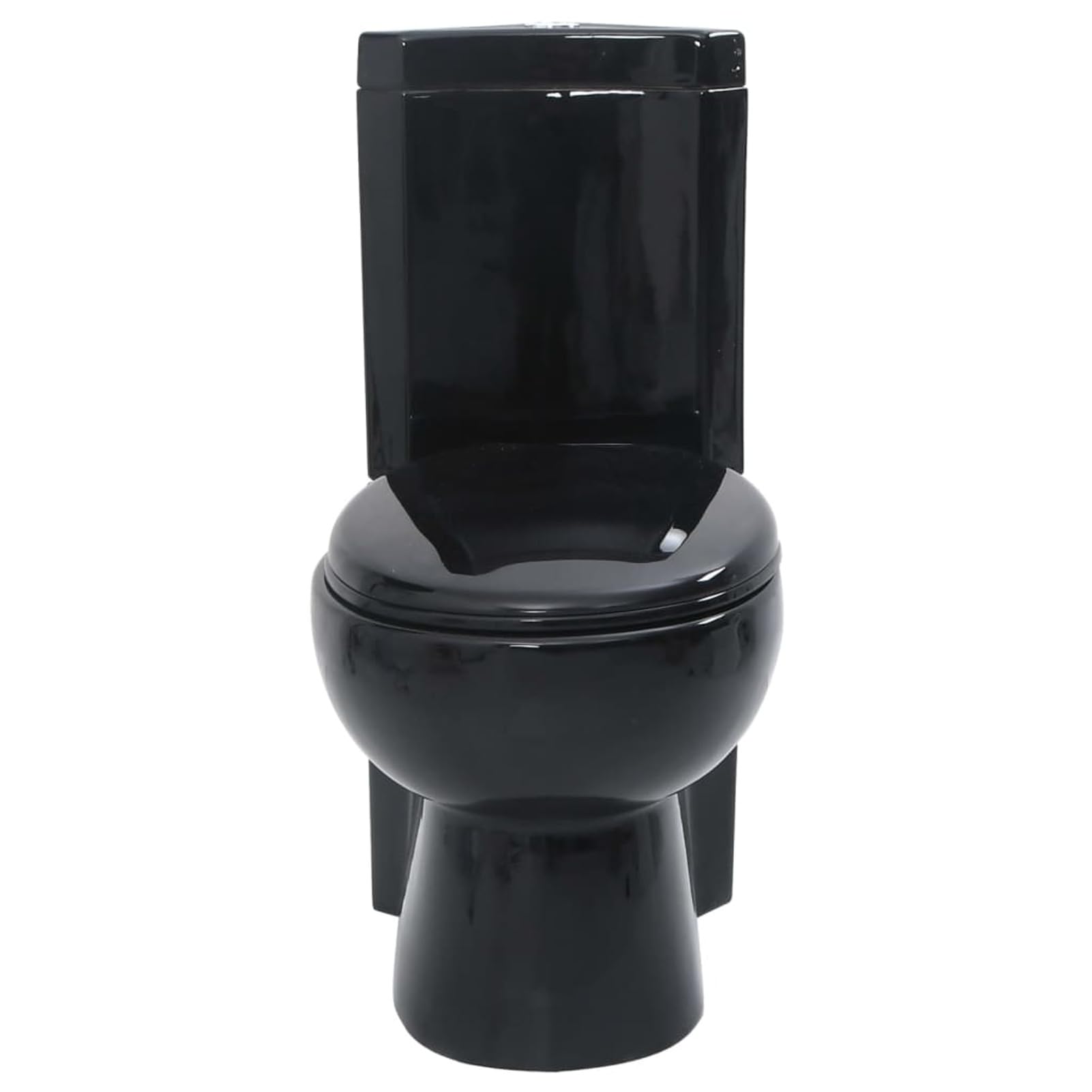 ShGaxin WC in ceramica angolare di colore nero, WC completo, Toilet completi, Toilet