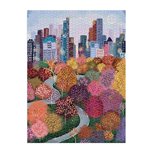 Parkside View 1000 Piece Puzzle In A Square Box From Galison - 1000 Piece Puzzle For Adults, Beautiful Illustrations From Joy Laforme, Thick And Sturdy Pieces, Idea #TOP4