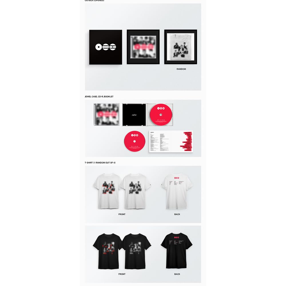 BTS [Il 5° album 'Arirang'] (T-Shirt CD Box Set Ver.) + 3 Foto Extra Set