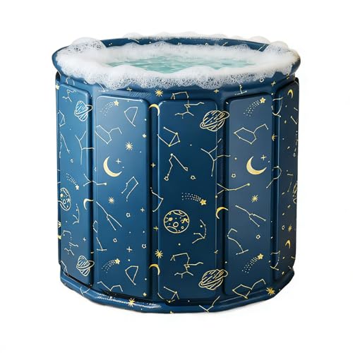 Bañera portátil, bañera de hielo portátil de PVC, bañera de hielo para cabina de ducha, para jardines, gimnasios, camping, viajes, hombres, mujeres, niños, niñas y jóvenes