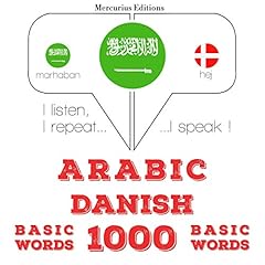Arabic - Danish. 1000 basic words cover art