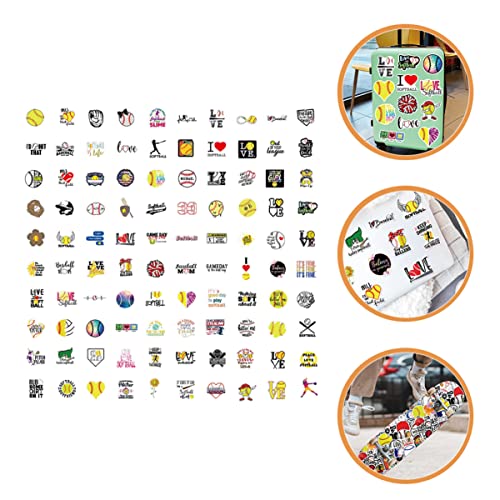 DIKACA Softball Scrapbooking Vinil Planner Presentes DIY Graffiti Laptop Garrafa Adesivos Água Decor