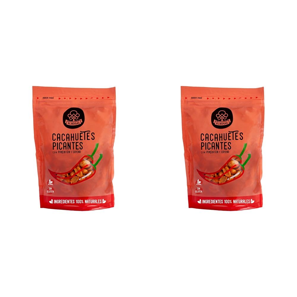 EL NOGAL Frutos Secos Cacahuete Repelado Picante (Con Pimenton y Cayena) Doypack, 125 g (Paquete de 1) — view 8