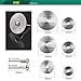 JTENG 42pcs Hoja de sierra circular, Mini Disco Corte Diamante & Mini...