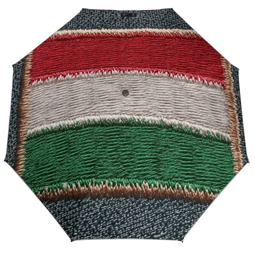 Parapluie pliant 3 plis avec écusson drapeau hongrois ACEPrints