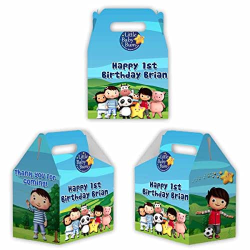 Amazon.com: Little Baby Bum Candy Gable Box for Birthday Party Favors ...