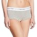 Produktbild Calvin Klein Damen Hipster Boyshort Baumwolle mit Stretch, Grau (Grey Heather), M