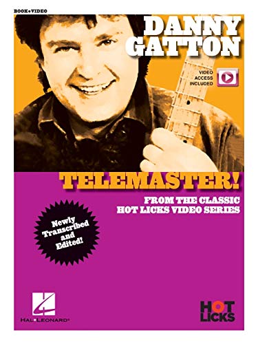 Danny Gatton Telemaster! | Guitar Instruction Book with Online Video | Hot Licks Series for Electric Guitar | Learn Jazz, Country, Rock, Rockabilly Techniques on Telecaster