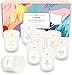 Produktbild FULFAS Duftkerzen Geschenkset, 8er Pack Aromatherapiekerzen mit natürlichen ätherischen Ölen und Sojawachs, Glaskerzen Kerzen Perfekt für Mama Frauen Mädchen