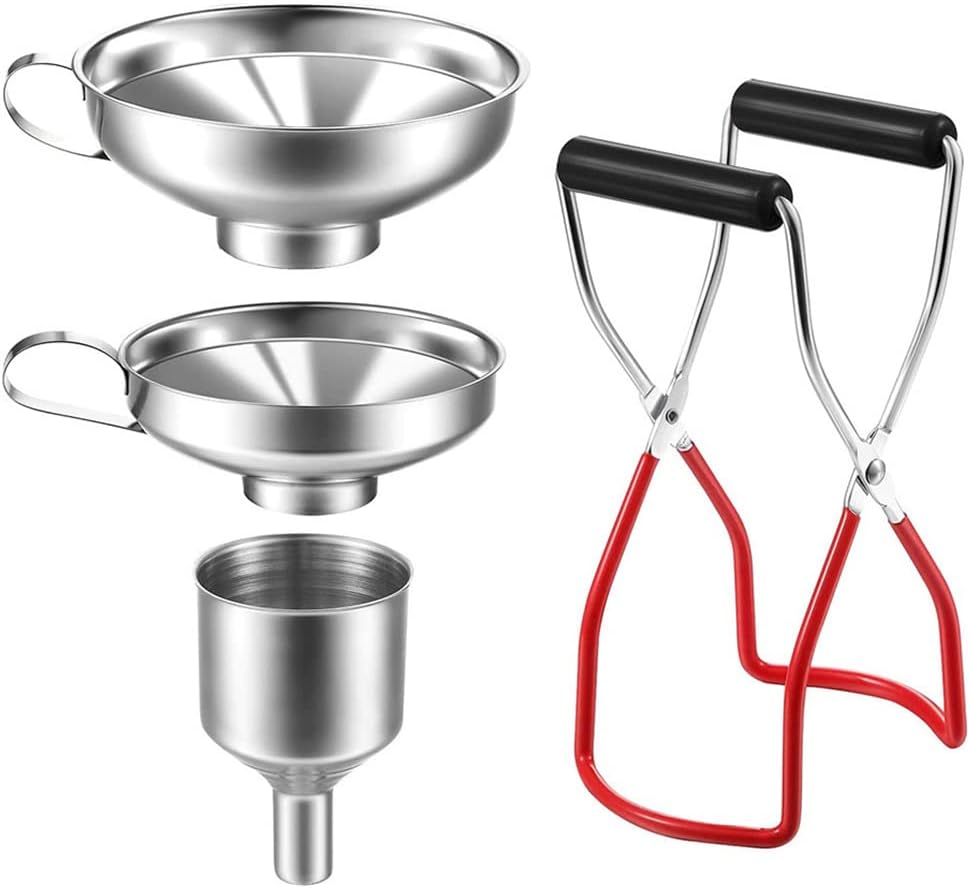 Canning Supplies Starter Kit for Beginner Home Canning Tool Canning Pot Stainless Steel Canning Equipment for Food Fruit
