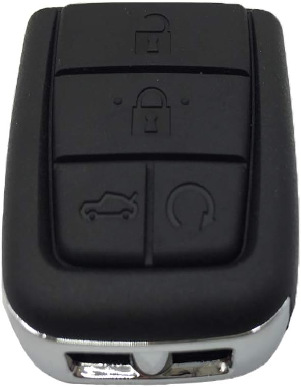Smart Keyless Entry Remote Case for 2008 2009 Pontiac G8 Key Fob Shell Cover (5 Buttons)