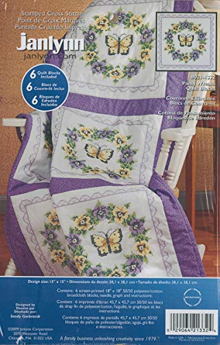 Janlynn Stamped Cross Stitch Quilt Blocks 18