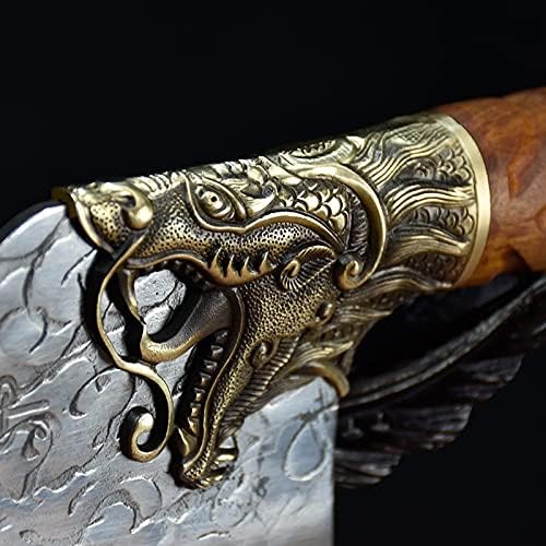 Miniatura 3 de Cuchillo de cuchilla, cuchillo de carne, cuchillo de carne forjado a mano de 8.5 pulgadas, cuchillo de cocina de hoja afilada, cuchillo de cocina de