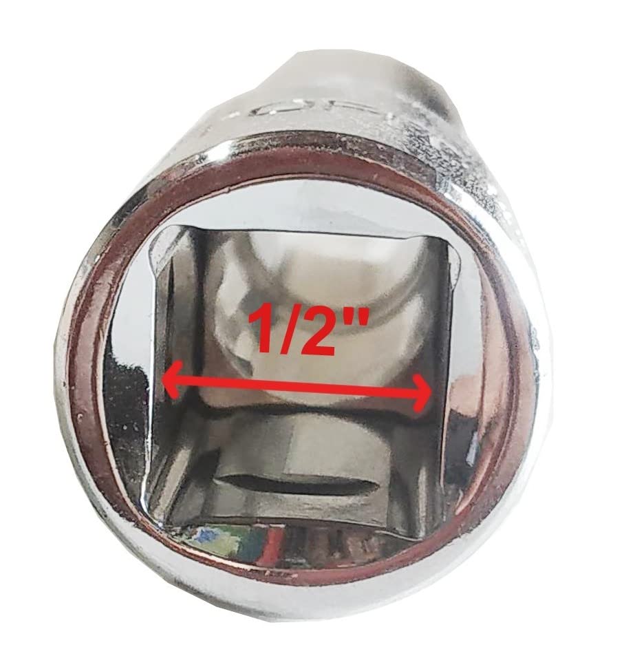 Image of 1 /2 inch Drive Allen Hex Bit Socket, Heavy Duty, Chrome Vanadium Steel, Anti-Slip & Anti-Corrosion, 4 MM, HEX ALLEN BIT SOCKET