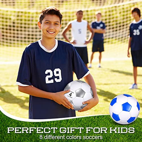 Honoson 16 Pcs Sports Soccer Balls With Pump Training Soccer For Kids Toddlers Teens Adults Soccer Players (Size 4) #TOP6