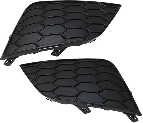 KarParts360 Para 2016 2017 2018 NISSAN SENTRA Bisel de la luz antinieblacubierta del lado del conductor y del pasajero par reemplaza NI1038142